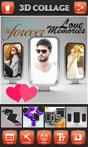 3D Photo Collage Editor
