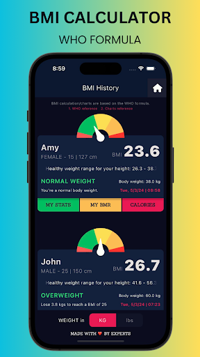 BMI for Kids - WHO Formula Screenshot 4 - AppWisp.com