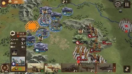 Glory of Generals 3 - WW2 Strategy Game APK MOD Medalhas Infinitas v 1.5.6