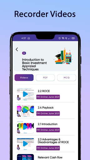 Elance Learning App Screen 3