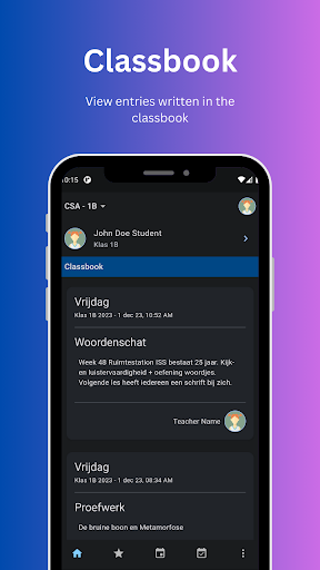 Android application Mi Futuro screenshort
