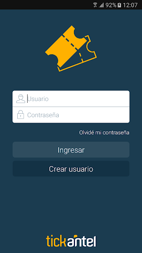 Android application Tickantel screenshort