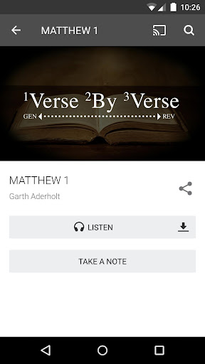 Screenshot of Thru the Bible Verse by Verse