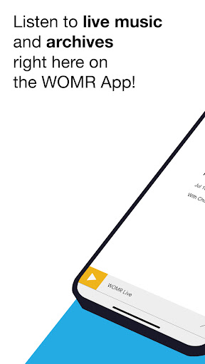 Android application WOMR Community Radio App screenshort