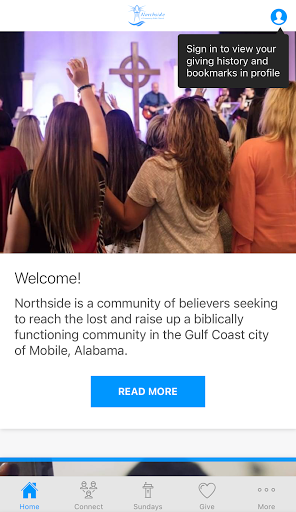 Android application Northside Mobile screenshort