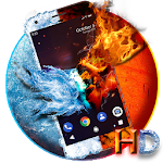 Cover Image of ダウンロード Ice & Fire APUS Live Wallpaper  APK