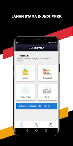 Android application E-Undi PMKK screenshort