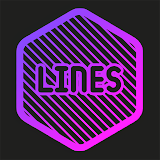 Lines Hexa - Neon Icon Pack icon