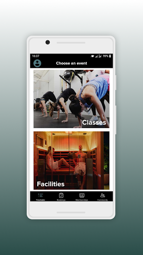 Android application Prime Athletica screenshort