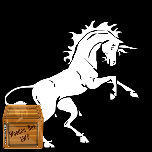 moving unicorn wallpaper logo