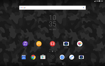 Black Camo Theme For Xperia Google Play のアプリ
