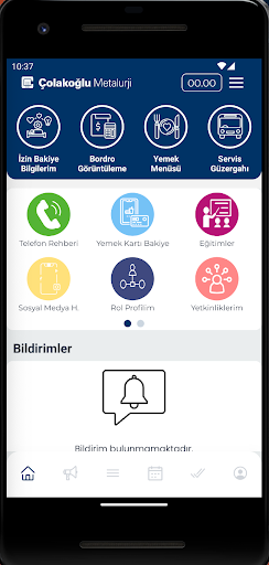 Android application Çolakoğlu İK screenshort
