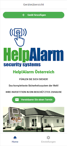 Android application HelpAlarm screenshort