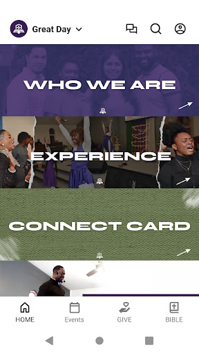 Android application Great Day Ministries screenshort