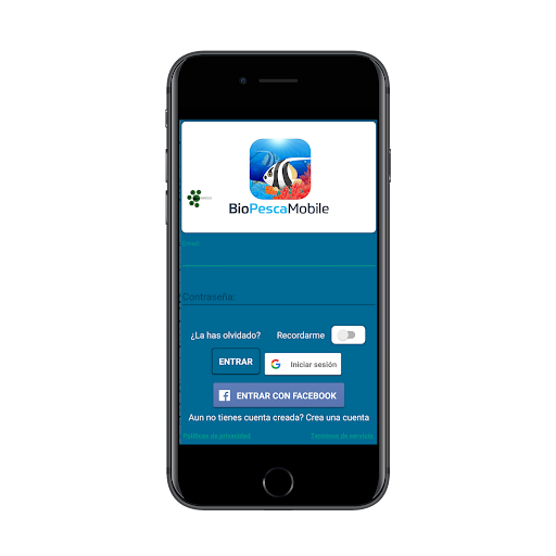 Android application BioPescaMobile screenshort
