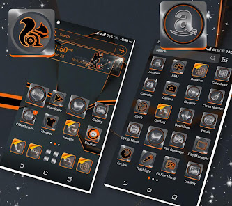 Imágen 3 Simple Black Launcher Theme android