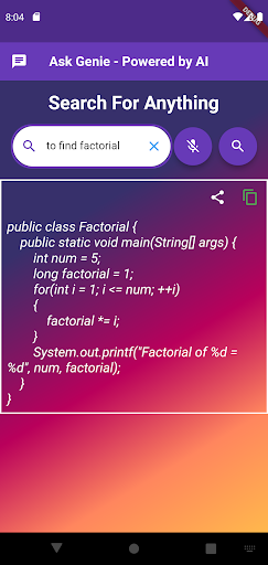 Ask Genie - Powered By AI Screenshot 4 - AppWisp.com