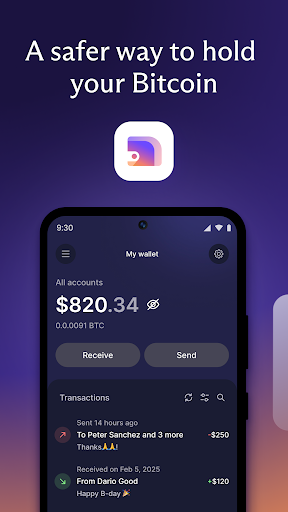Screenshot of Proton Wallet: Secure Bitcoin