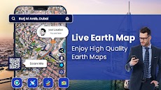 Live Earth Map: GPS Navigationのおすすめ画像1