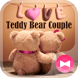 Cute Theme Teddy Bear Couple icon