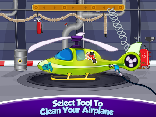 Kids Plane Wash Garage