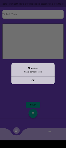 Android application Voice to Text screenshort