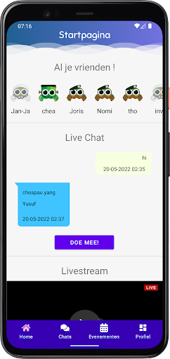 Android application Nomi - Get to know me! screenshort