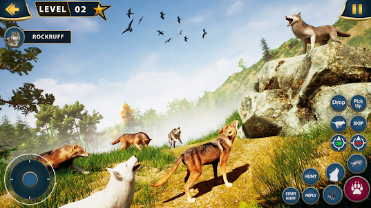 Wolf Sim Online – 動物ゲーム