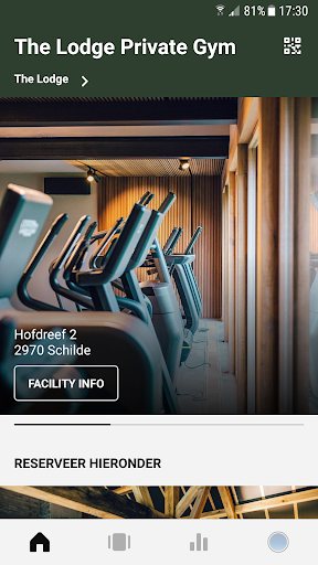 Android application The Lodge Private Gym screenshort