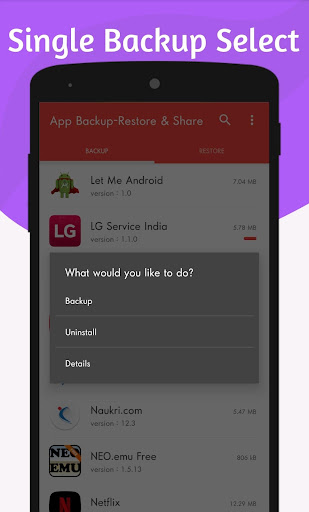 APK Backup | Restore & Share Screen 3