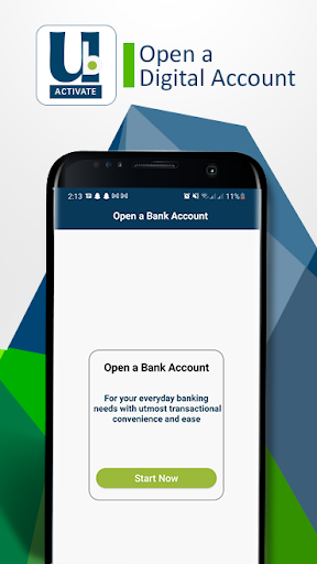 Android application U Bank Activate screenshort