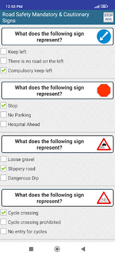 Driving Licence Practice Tests Screen 2