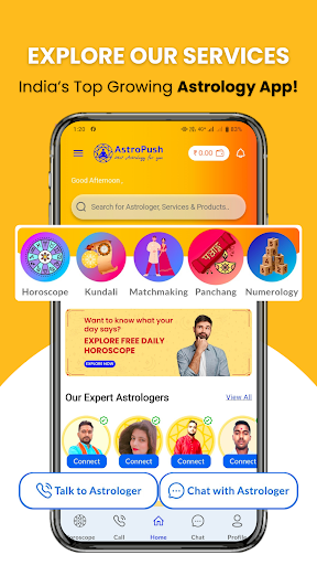Android application AstroPush - Talk to Astrologer screenshort