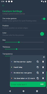One Swipe Notes - Quick Notes Screenshot