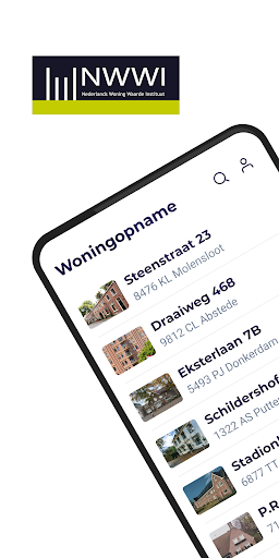 Android application Taxatieweb screenshort