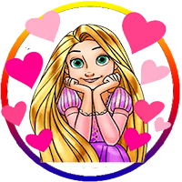 Princess Cartoon Stickers