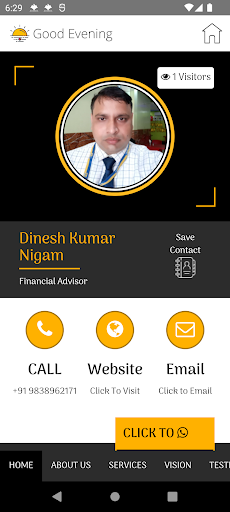 Android application Dinesh Kumar Nigam screenshort