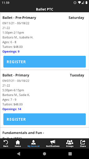Martin School of Dance Screen 3