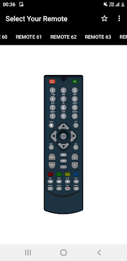 FreeDish Remote Controls Screen 3