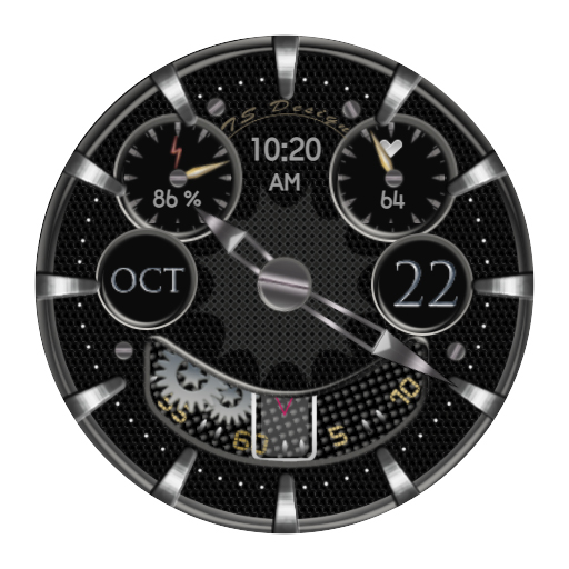 SilverWheel Watch Face Wear OS logo