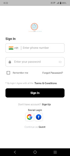 Android application Onival Tfc screenshort
