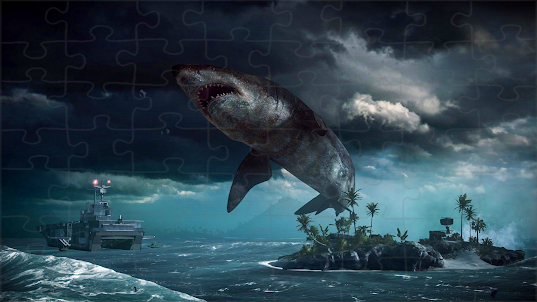 Shark Megalodon Game Puzzle