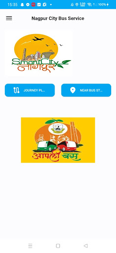 Nagpur Smart City bus Service Screen 2