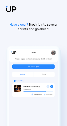UP Focus — To-Do, Pomodoro Screen 2