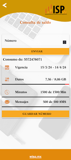 WispMx Saldo Screenshot 4 - AppWisp.com