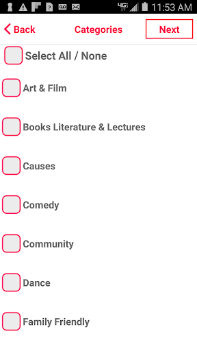 Jolli Events Tracking App Screen 3
