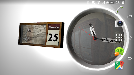 Clock and Calendar 3D Screenshot