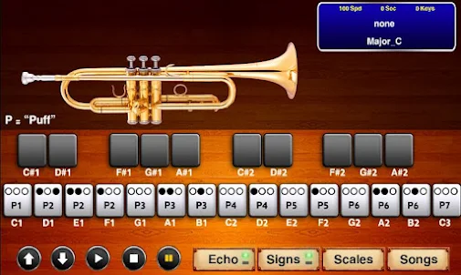 Trumpet App Simulater