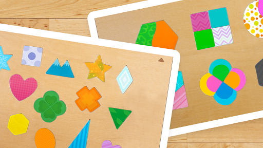 Android application Shape Puzzle screenshort