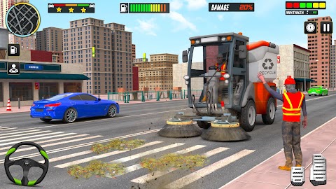 ゴミ収集車シミュレーター ゲームのおすすめ画像4
